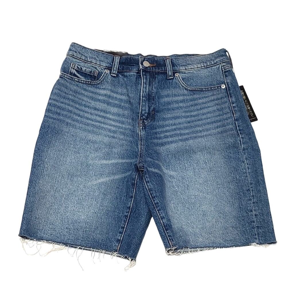 Banana Republic Factory Girlfriend high rise denim shorts women's size 29/8